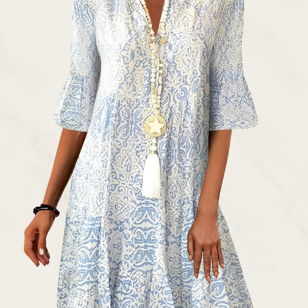 LANA | Women’s Elegant Print Dress | Timeless Style