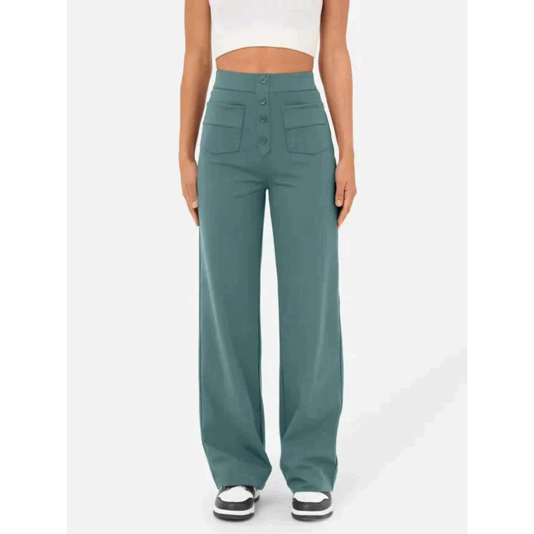 Lila | Women's High-Waisted Wide-Leg Pants