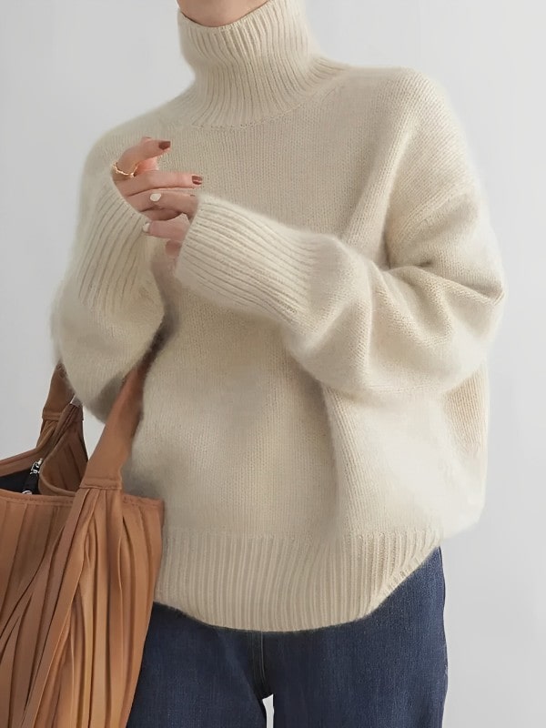 Turtleneck Jumper Casual Knit