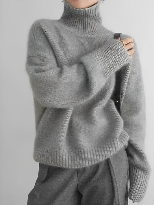 Turtleneck Jumper Casual Knit