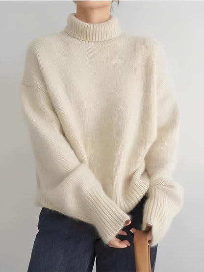 Turtleneck Jumper Casual Knit