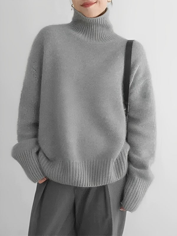 Turtleneck Jumper Casual Knit