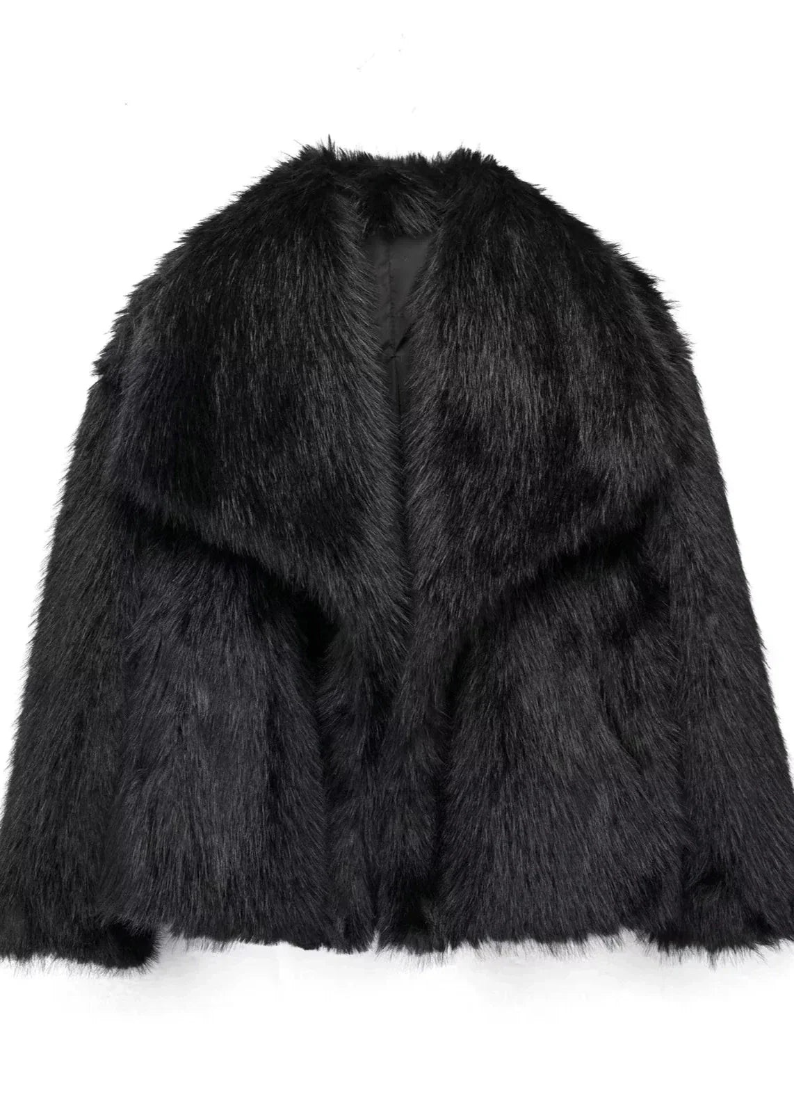 DIOLA - Luxurious Faux Fur Coat for a Chic Winter Look