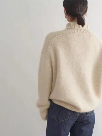 Turtleneck Jumper Casual Knit