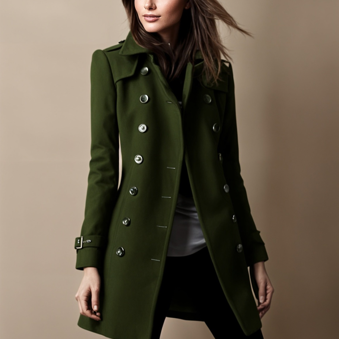 SIENNA – Elegant & Slim-Fit Women's Winter Coat with Hood