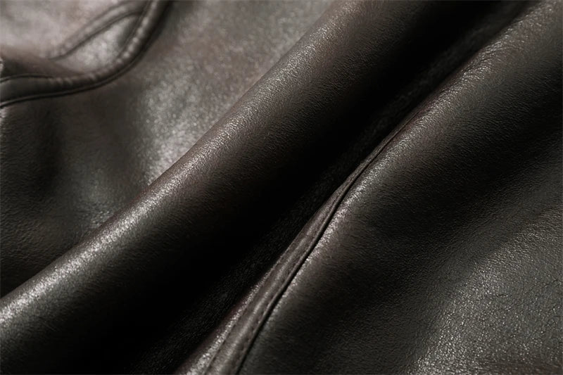 LUNA - Cozy Women's Leather Jacket for Stylish Warmth